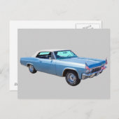 1965 Chevy Impala 327コンバーチブル ポストカード (正面/裏面)