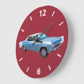 1965 Chevy Impala 327コンバーチブル ラージ壁時計 (傾斜)