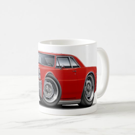 1965 GTOの赤車 コーヒーマグカップ (正面右)