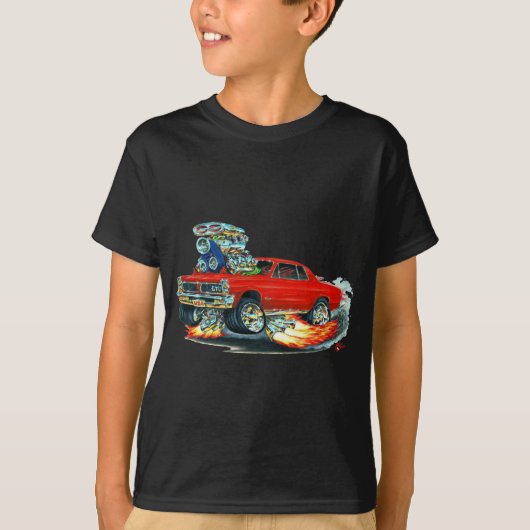 1965 GTOの赤車 Tシャツ (正面)