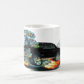 1965 GTOの黒い車 コーヒーマグカップ (中央)