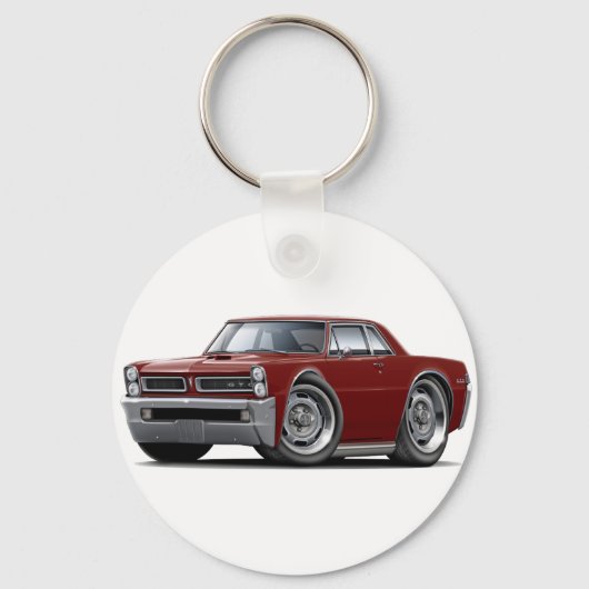 1965 GTOマルーン車 キーホルダー (正面)