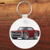 1965 GTOマルーン車 キーホルダー (正面)