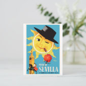 1965 Seville Spain April Fair Poster ポストカード (スタンド正面)