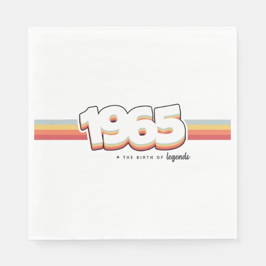1965 The birth of legends スタンダードランチョンナプキン (正面)