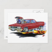 1966エルカミノマルーントラック ポストカード (正面/裏面)