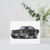 1966シェベルブラックカー ポストカード (スタンド正面)