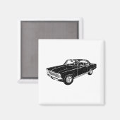 1966シボレーNova SS マグネット (正面/裏面)