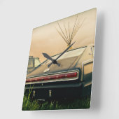 1966ドッジチャージャ スクエア壁時計 (傾斜)