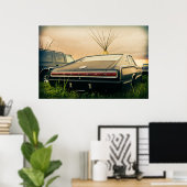 1966ドッジチャージャ ポスター (ホームオフィス)