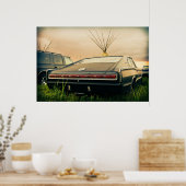 1966ドッジチャージャ ポスター (キッチン)