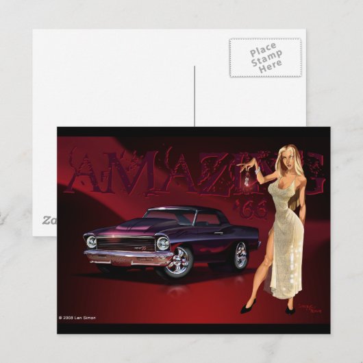 1966ノバ ポストカード (正面/裏面)