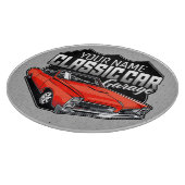 1966パーソナライズされたコンバーチクラシックブル車庫 カッティングボード (角)