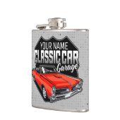 1966パーソナライズされたコンバーチクラシックブル車庫 フラスク (左)