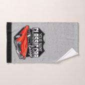 1966パーソナライズされたレッドヤギクラシック車ガレージ バスタオルセット (ハンドタオル)