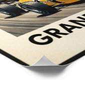 1966モナコグランプリヴィンテージウォールのポスター ポスター (角)