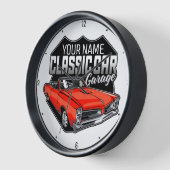 1966ヤギパーソナライズされたのクラシックマッスルカー 壁時計 (傾斜)