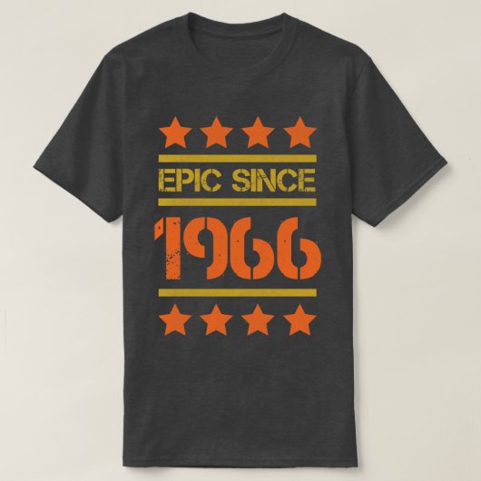 1966年からエピック家族誕生日ギフトBbayFather Mo Tシャツ (デザイン正面)