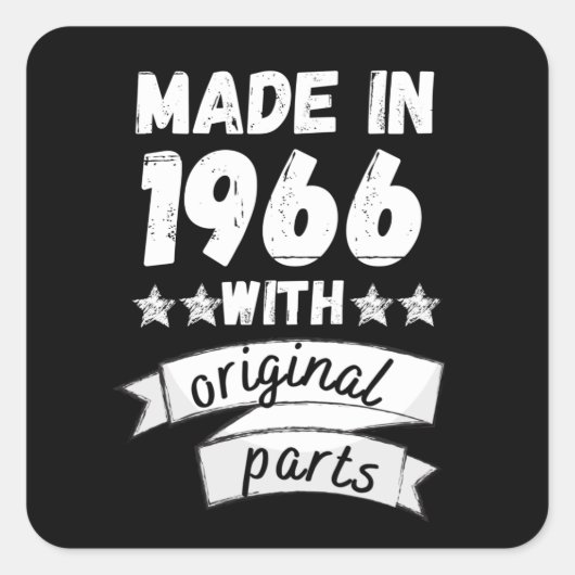 1966年にオリジナル部品で スクエアシール (正面)
