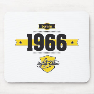 1966年に生まれて下さい(choco&yellow) マウスパッド
