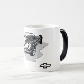 1966年のコルベットのアカエイのマグ モーフィングマグカップ (正面右)