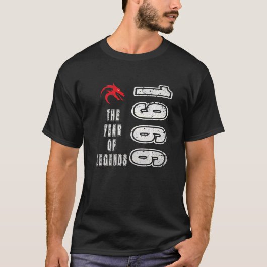 1966年の誕生1966年の伝説の年 Tシャツ (正面)