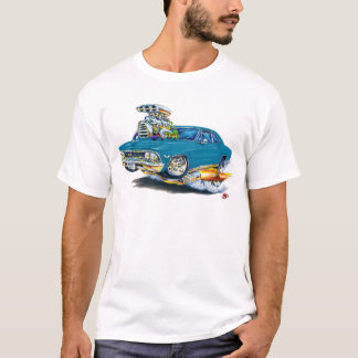 1966年のChevelleのティール(緑がかった色)車 Tシャツ