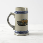 1966年のCoronetの金ゴールド車 ビールジョッキ (左)