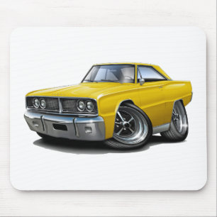 1966年のCoronetの黄色い車 マウスパッド