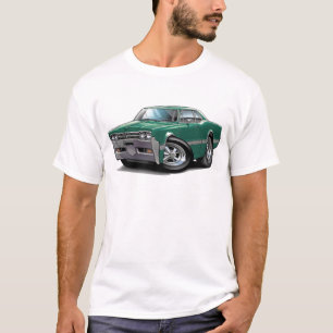 1966年のOldsのカットラスのティール(緑がかった色)車 Tシャツ