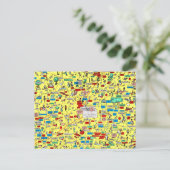 1966年オハイオ州コロンバス 古地図のポストカード ポストカード (スタンド正面)