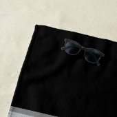 1966年パーソナライズされたコンバーチブクラシックル自動車車庫 ビーチタオル (インサイチュ)