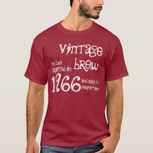 1966年ヴィンテージブリュー50th誕生日おもしろいギフトティー tシャツ (正面)