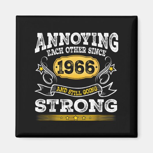 1966年以来の悩み結婚合い マグネット (正面)