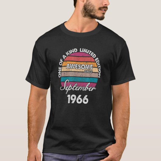 1966年以来生まれ9月の素晴らし一種 Tシャツ (正面)