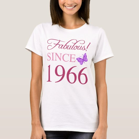 1966年生まれのあなたへ 60歳の誕生日おめでとう Tシャツ (正面)