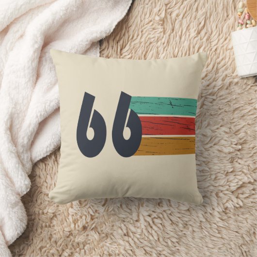 1966年生まれの60歳の誕生日プレゼント クッション (ブランケット)