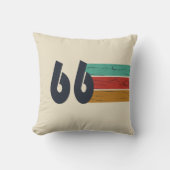 1966年生まれの60歳の誕生日プレゼント クッション (正面)