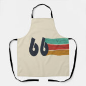 1966年生まれの60歳誕生日プレゼント エプロン (正面)