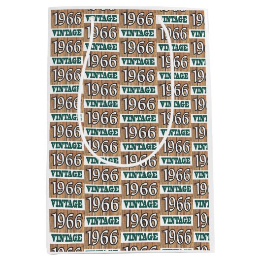 1966年生まれ中抱き枕 ミディアムペーパーバッグ (正面)