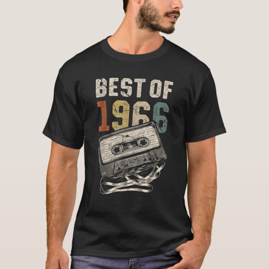 1966年製 クラシックギフト プレゼント 60歳 Tシャツ (正面)