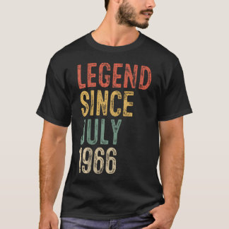 1966年7月生まれの伝説 60歳の誕生日 Tシャツ