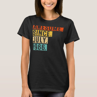 1966年7素晴らし月56日生田以来56歳 Tシャツ