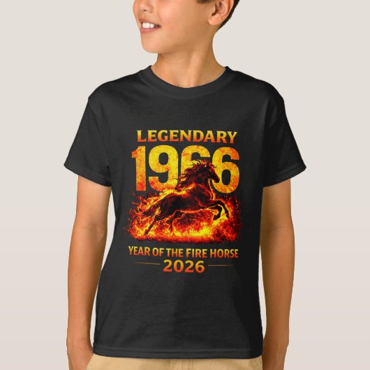 1966年 丙午 60歳 誕生日記念Tシャツ Tシャツ (正面)