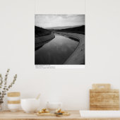 1966年UC Davis近郊の運河 ポスター (キッチン)