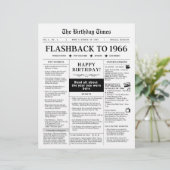 1966生まれ年のモック新聞 (スタンド正面)