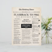 1966生まれ年のモック新聞 (スタンド正面)