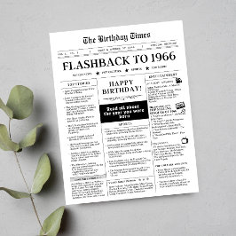 1966生まれ年のモック新聞