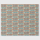 1966生まれ年のラップ紙 ラッピングペーパー (フラット)