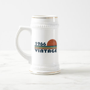 1966生まれ年のヴィンテージ誕生日 ビールジョッキ